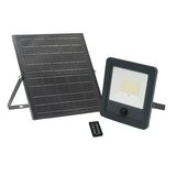 Solar Led floodlight with sensor 300W 3000lm 4000K graphite grey