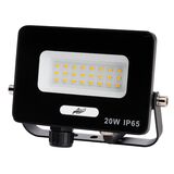 ΠΡΟΒΟΛΕΑΣ LED ΚΑΙ ΓΙΑ ΑΝΙΧΝΕΥΤΗ ΚΙΝΗΣΗΣ 20W 230V 6200K IP65 ΜΑΥΡΟΣ