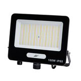 ΠΡΟΒΟΛΕΑΣ LED 100W 230V CCT ΚΑΙ ΓΙΑ ΑΝΙΧΝΕΥΤΗ ΚΙΝΗΣΗΣ IP65 ΜΑΥΡΟΣ