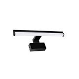 LED ΦΩΤΙΣΤ.ΛΟΥΤΡΟΥ ΣΤΡΟΓΓΥΛΟ ΑΛΟΥΜΙΝΙΟ&PC 80cm 12W IP44 CCTΜΑΥΡΟ