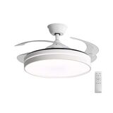 ΑΝΕΜΙΣΤΗΡΑΣ ΟΡΟΦΗΣ Φ106cm DC32W LED 36W CCT PC ΜΕ ΤΗΛ/ΡΙΟ ΑΣΠΡΟΣ