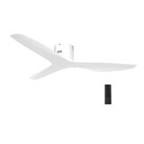 Ceiling Fan without light ABS Φ1,32m 32W with controller white