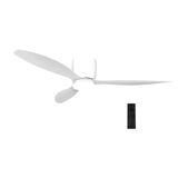 Ceiling fan Φ1,32m DC30W LED 22W with controller white