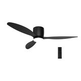 Ceiling fan Φ1,32m DC30W LED 22W with controller black