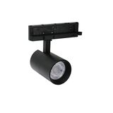 LED ΣΠΟΤ ΡΑΓΑΣ 4 ΓΡΑΜΜΩΝ 20W 230V 3000K 38° ΜΑΥΡΟ