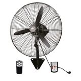 ΑΝΕΜΙΣΤΗΡΑΣ ΕΠΙΤΟΙΧΟΣ ΜΑΥΡΟΣ ΜΕ CONTROL 95W Φ55cm ΜΕ ΤΗΛ/ΡΙΟ