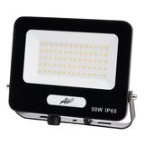 ΠΡΟΒΟΛΕΑΣ LED 50W 230V 3000K ΚΑΙ ΓΙΑ ΑΝΙΧΝΕΥΤΗ ΚΙΝΗΣ.IP65 ΜΑΥΡΟΣ