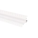 Trimless Recessed Led profile Indirect Lighting for led strips max W:10mm SET White