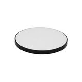 LED ΠΛΑΦΟΝΙΕΡΑ PC ΣΤΡΟΓΓΥΛΗ Φ:270mm 18W 4000K IP44 ΜΑΥΡΗ