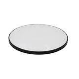 LED ΠΛΑΦΟΝΙΕΡΑ PC ΣΤΡΟΓΓΥΛΗ Φ:370mm 24W 4000K IP44 ΜΑΥΡΗ