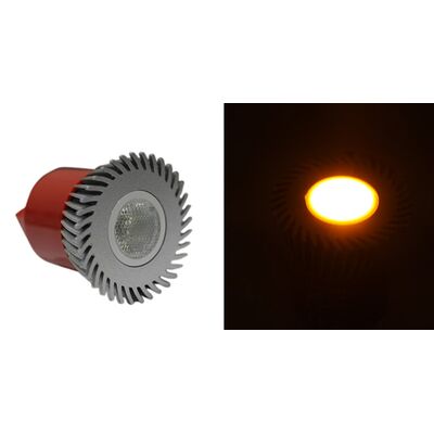 LED ΛΑΜΠΑ ΙΣΧΥΟΣ MR16 3W 230V 1 Led 30° ΠΟΡΤΟΚΑΛΙ