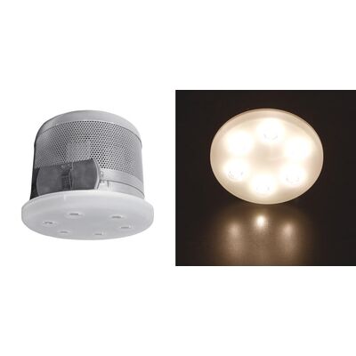 Power led fitting DA18W 6x3W 30' warm white