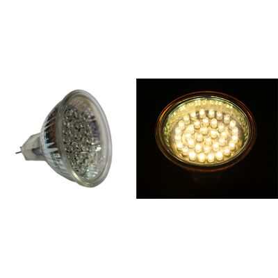 LED ΛΑΜΠΑ PAR16 ME 36LED 1.9W 12VDC 30° ΘΕΡΜΟ 3000Κ