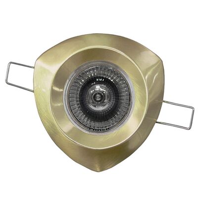 Recessed Spot light triangle (3719) Aluminum MR16 PB