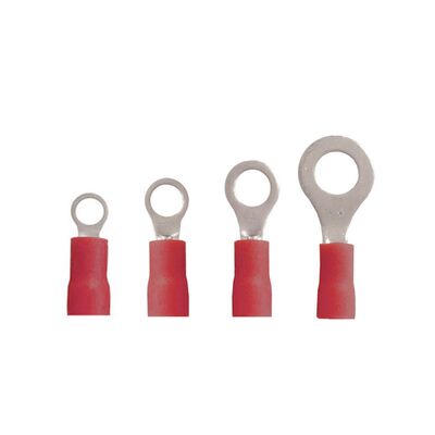 Insulated Ring Cable Lug Terminal RV1-6 red