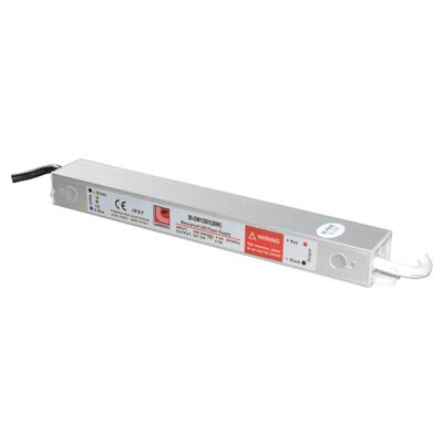 Aluminum power supply for led strips 240V/12VDC 30W IP67