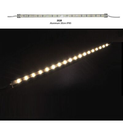 Led SMD Strip Aluminum mini Bar IP65 30cm DC12V warm white