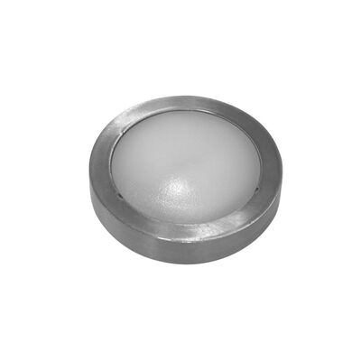 Wall mounted Lighting Fitting Round 9731 IP54 12Led 230V satin frame cool White