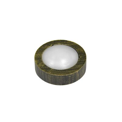 Wall mounted Lighting Fitting Round mini 9732 IP54 5Led 230V golden black frame Cool White