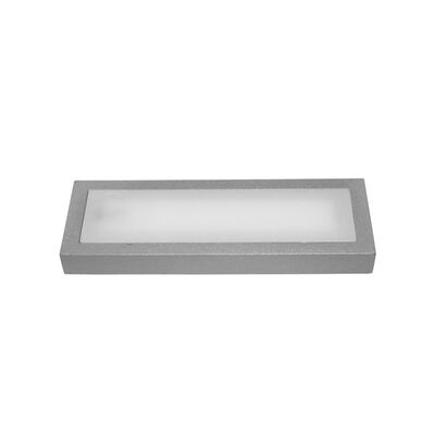 Wall mounted Lighting Fitting Rectangular 9737 IP54 21Led 230V grey frame Warm White