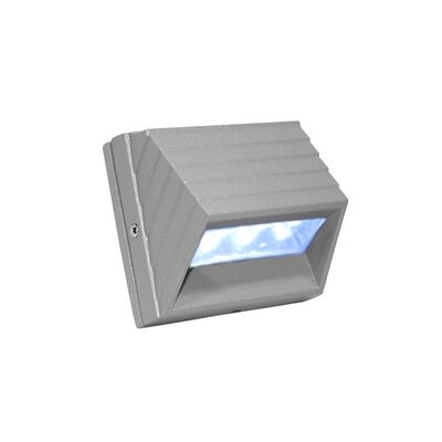 Wall mounted Passegeway Lighting fitting 9095 230V 12Led grey body blue