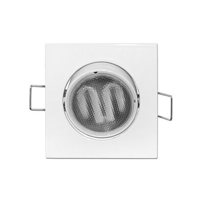 Recessed Spot light Square WL-158 Adjustable Aluminum MR16 WH