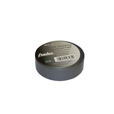 PVC tape flame resistant 0.13x19x20y grey