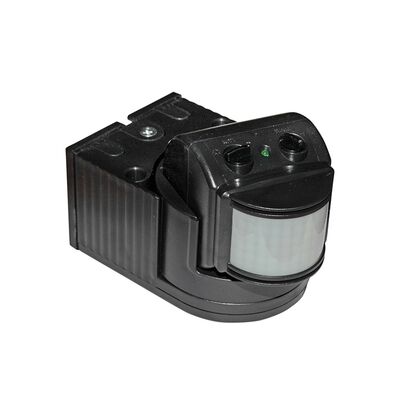 Wallmounted Infrared motion sensor 180° 6A 230V black