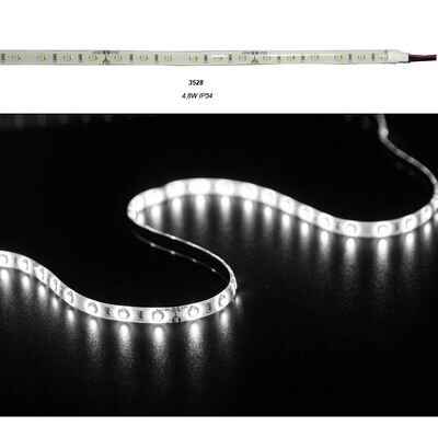 Led Strip Adhesive White PCB 5m12VDC 4.8W/m 60L/m Cool White IP54