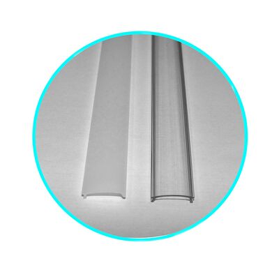 Cover diffusor 1m for aluminum led profile wide 30-580/30-0580