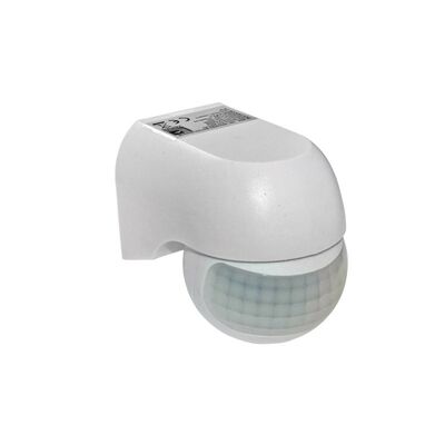 Wall mounted Infrared motion sensor Round shaped mini size 180° 6A 230VAC white