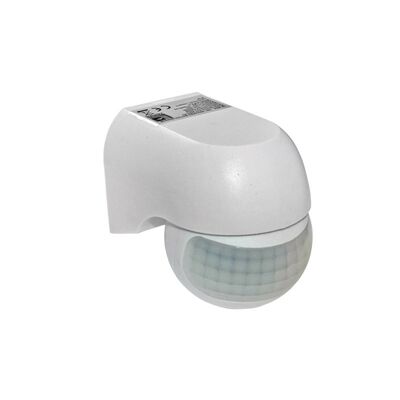 Wall mounted Infrared motion sensor Round shaped mini size 180° 10A 230VAC white