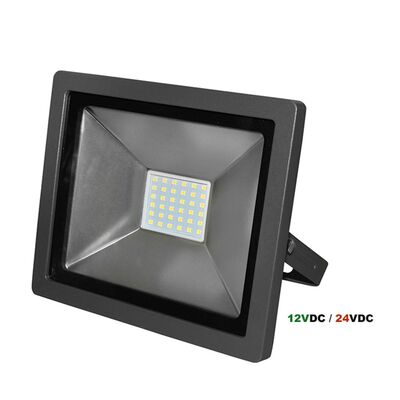 ΠΡΟΒΟΛΕΑΣ LED-SMD 30W 12/24VDC 4000K IP65 ΜΑΥΡΟ