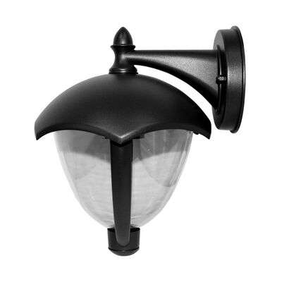 Wall mounted Aluminum Lighting Fitting Down 36072 Ε27 IP44 Black