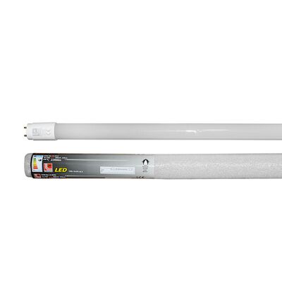 LED ΛΑΜΠΑ ΓΥΑΛΙΝΗ T8 150cm 24W 230V ΔΙΠΛΗΣ ΤΡΟΦΟΔΟΣ. ΛΕΥΚΟ