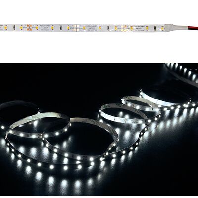 Led Strip Adhesive White PCB 5m12VDC 4.8W/m 2835 60L/m Cool White IP20