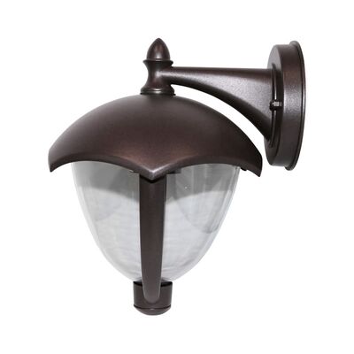 Wall mounted Aluminum Lighting Fitting Down 36072 Ε27 IP44 Grained Rust
