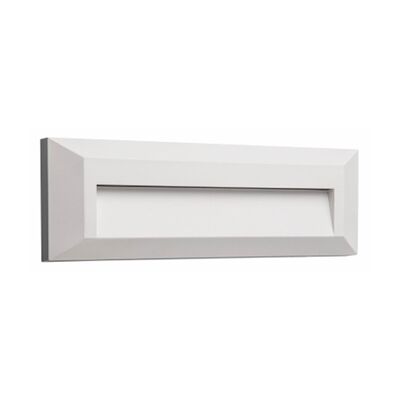 LED LUMINAIRY PC WALL INDIRECT LIGHTING RECTANGLE 2W 3000K IP65 WHITE