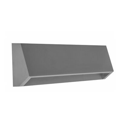 LED LUMINAIRY PC WALL INDIRECT LIGHTING CURVED RECTANGLE 4W 3000K IP65 GREY