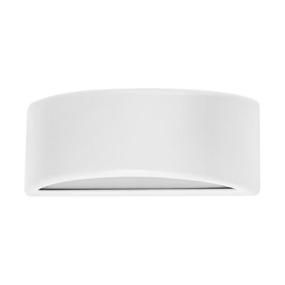 WALL MOUNT FIXTURE PC OVAL UP-DOWN E27 MAX.40W-IP65 WHITE