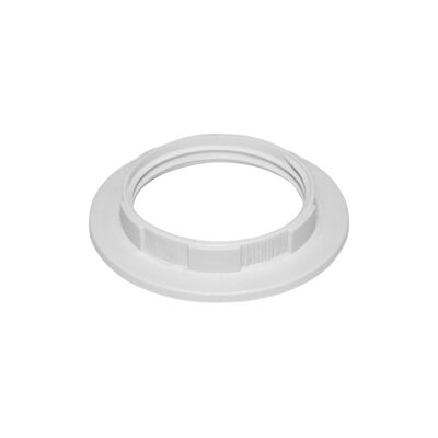 Plastic ring for E27 lampholder white