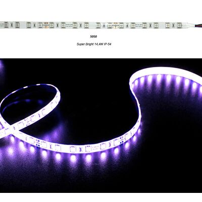 ΤΑΙΝΙΑ LED SUPERBRIGHT 5m 24VDC 14.4W/m 60LED/m RGB IP54