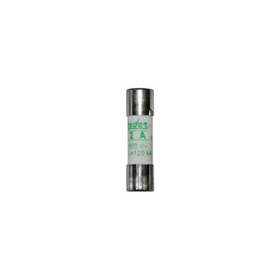 Cylindrical fuse link 10x38 aM 2A 500V