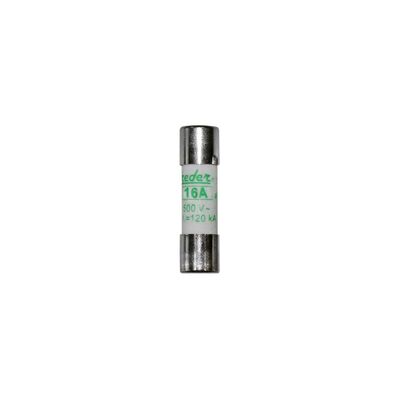 Cylindrical fuse link 10x38 aM 16A 500V