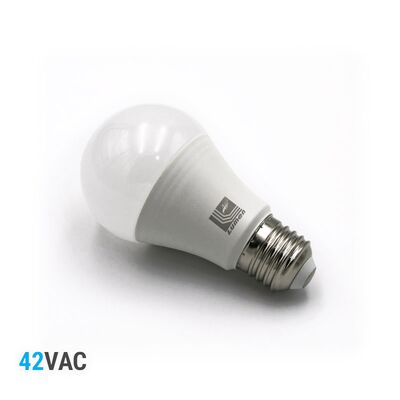 LED ΛΑΜΠΑ ΑΧΛΑΔΙ Ε27 8W 42VAC ΛΕΥΚΟ 4000Κ