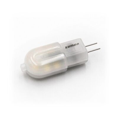 Led G4 Matte Plastic 12VAC/DC 1.5W 330° Warm White