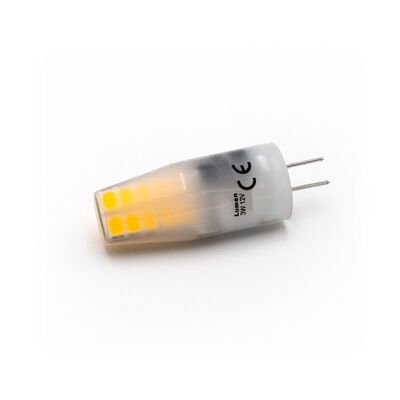 LED ΛΑΜΠΑ ΣΙΛΙΚΟΝΗΣ SMD G4 3W 12VAC/DC ΜΑΤ ΝΤΙΜΑΡΙΖ.ΨΥΧΡΟ