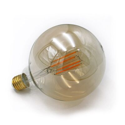 LED ΛΑΜΠΑ COG GLOBE Φ125 Ε27 6W 230V ΜΕΛΙ 2200K