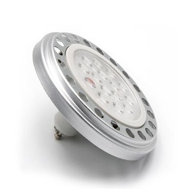 LED ΛΑΜΠΑ ΑΛΟΥΜΙΝΙΟΥ AR111 GU10 15W 230VAC 24° 4000Κ ΛΕΥΚΟ