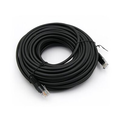 ΚΑΛΩΔΙΟ UTP Cat6 ΧΑΛΚΟΥ(CU) 4x2x7*0.16mm 15m PRO ΜΑΥΡΟ